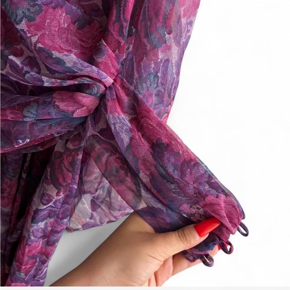 Lisa Michaels Vintage Floral Dress - Picture 7 of 8